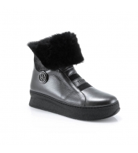 Juodos spalvos moteriški žieminiai batai